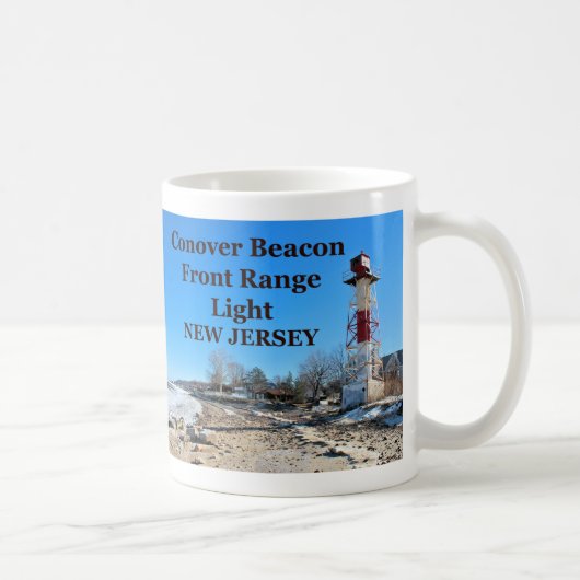 Conover Beacon Front Range Light, NJ Tasse (Rechts)
