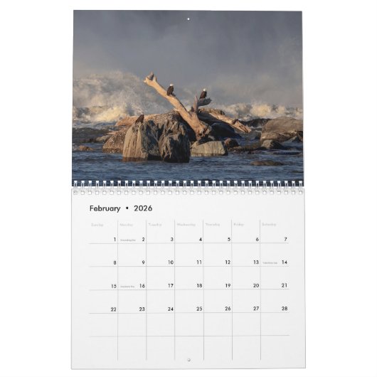 Conowingo Dam 2026 Kalender (Feb 2026)