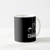 CONQUE - Motivierend Gym, Workout Fitness Anime Kaffeetasse (VorderseiteRechts)