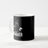 CONQUE - Motivierend Gym, Workout Fitness Anime Kaffeetasse (Vorderseite Links)