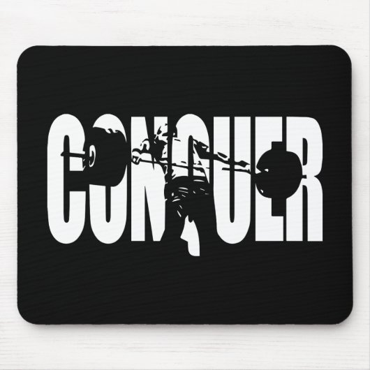CONQUE - Olympisches Gewichtheben - Fitnessraum Mo Mousepad (Vorne)