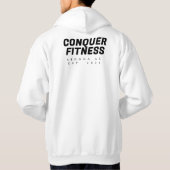 Conquer Fitness Sedona Hoodie Schriftart (Rückseite)