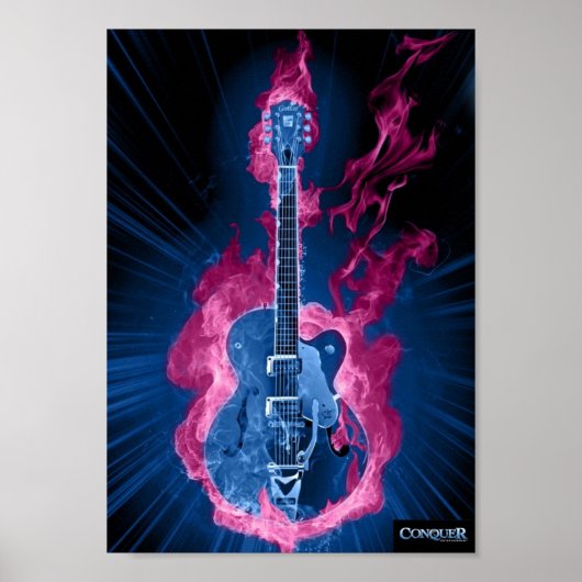 Conquer Guitar Poster (Vorne)