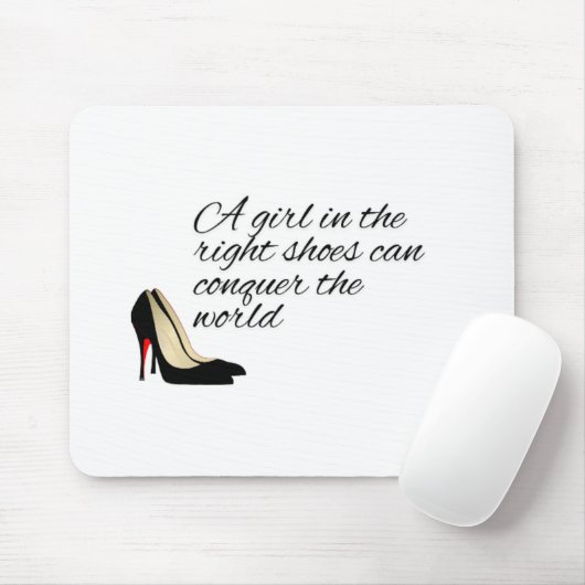 Conquer the World Mouse Mat Mousepad (Mit Mouse)