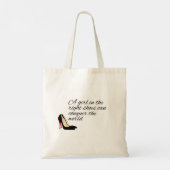 Conquer the World Tote Bag Tragetasche (Rückseite)