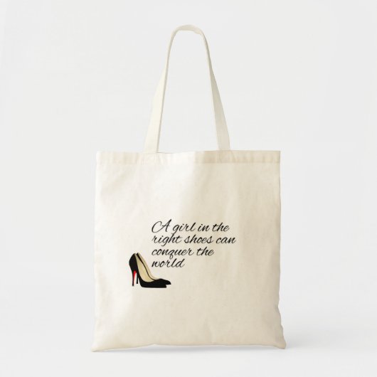 Conquer the World Tote Bag Tragetasche (Vorne)