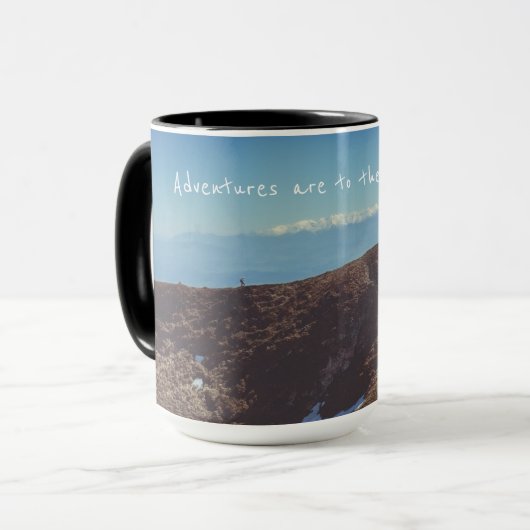 Conquering the Summit Tasse (Vorderseite Links)
