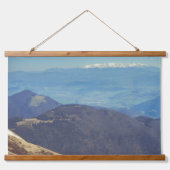 Conquering the Summit Wandteppich Mit Holzrahmen (Vorderseite 2)