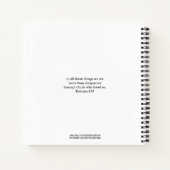 CONQUEROR Christianl Notebook Notizblock (Rückseite)