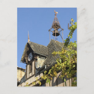 Conques, Frankreich, Postkarte