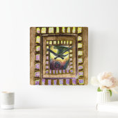 Conquest Over Evil Quadratische Wanduhr (Zuhause)