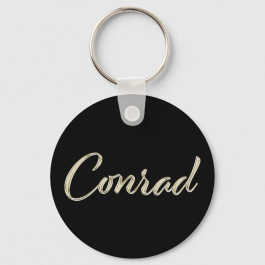 Conrad Button Name Schlüsselanhänger (Vorderseite)