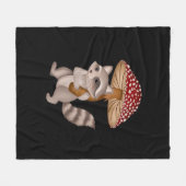 Conrad der Waschbär Classic Fleecedecke (Vorderseite (Horizontal))
