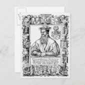 Conrad Gesner Postkarte (Vorne/Hinten)