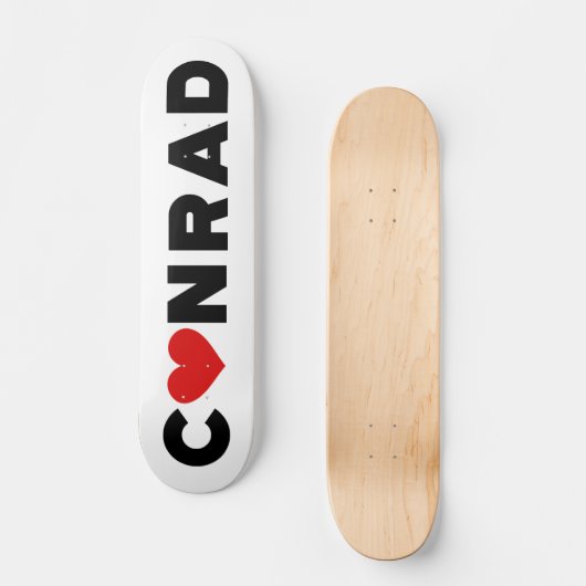 Conrad Liebe Skateboard (Vorderseite)