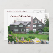 Conrad Mansion, Kalispell Montana Postkarte (Vorne/Hinten)