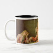 Conradin von Swabia und Friedrich von Baden Zweifarbige Tasse (Links)