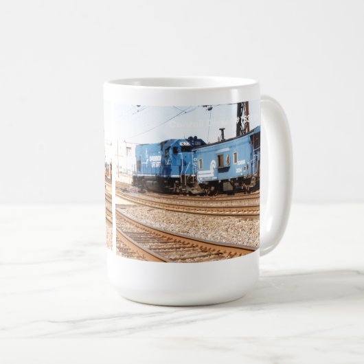 Conrail 1633 GP-15- 1 und Caboose Kaffeetasse (VorderseiteRechts)