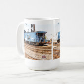 Conrail 1633 GP-15- 1 und Caboose               Kaffeetasse (Vorderseite Links)
