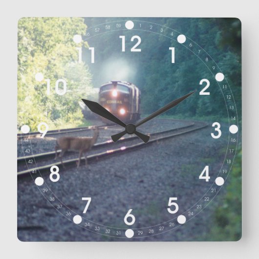 Conrail Büro-Auto-Zug - OCS 8/22/97 Wanduhr (Vorderseite)