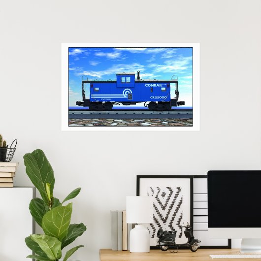 CONRAIL CABOOSE POSTER (Heimbüro)