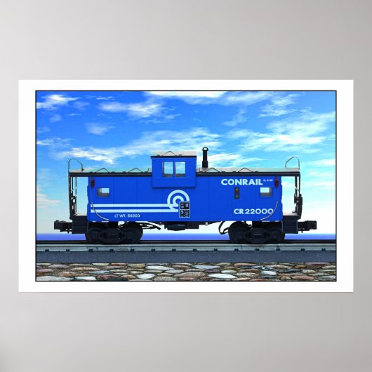 CONRAIL CABOOSE POSTER (Vorne)