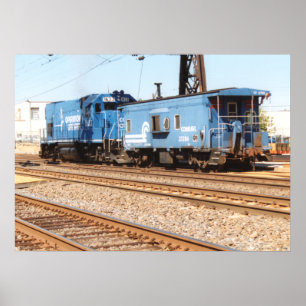 Conrail Diesel #1633 GP-15-1 Poster