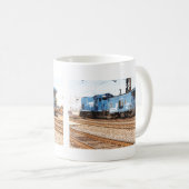 Conrail Diesel #1633 GP-15-1 und Kaboose Kaffeetasse (VorderseiteRechts)