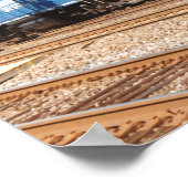 Conrail Diesel #1633 GP-15-1 und Kaboose Poster (Ecke)