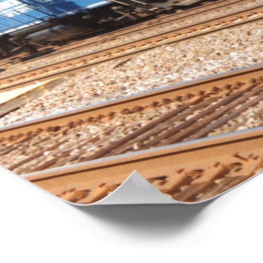 Conrail Diesel #1633 GP-15-1 und Kaboose Poster (Ecke)