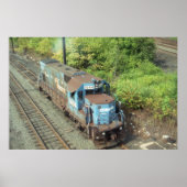 Conrail Diesel # 1644 , gebaut von EMD im Jahr 197 Poster (Vorne)