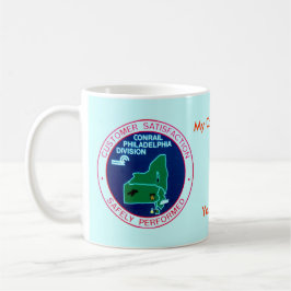 Conrail Eisenbahn-Philadelphia-Abteilung Kaffeetasse