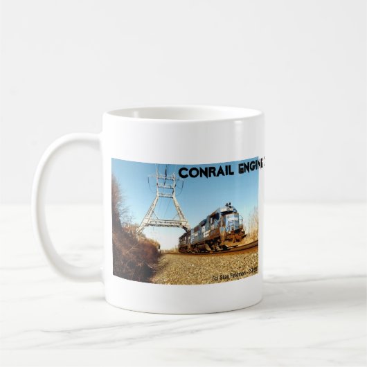 Conrail Motor 7741 bei Pencoyd Penna Kaffeetasse (Links)