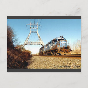 Conrail Motor 7741 in Pencoyd PA Postkarte