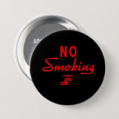 Conrail No Smoking Schild Button (Vorne & Hinten)