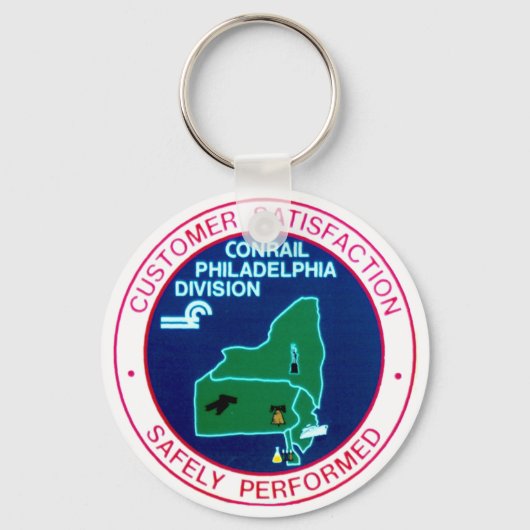 Conrail Railway Philadelphia Division Schlüsselanhänger (Vorderseite)