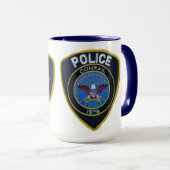 Conrail Railway Police Patch Tasse (VorderseiteRechts)