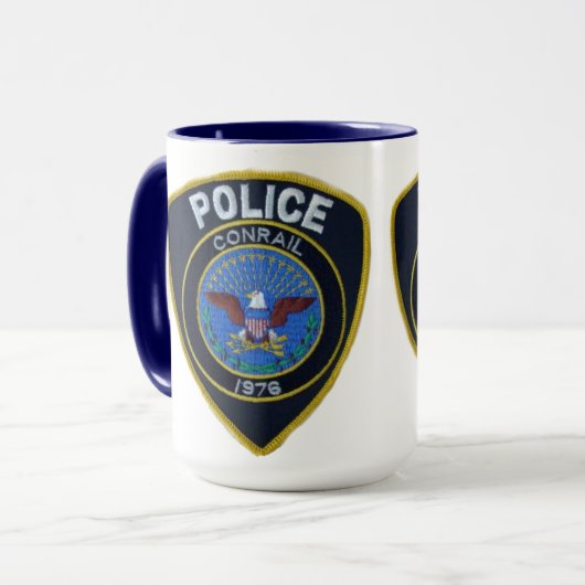 Conrail Railway Police Patch Tasse (Vorderseite Links)