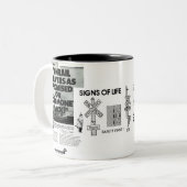 Conrail Züge liefern, wie 1984 versprochen Zweifarbige Tasse (Vorderseite Links)