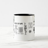Conrail Züge liefern, wie 1984 versprochen Zweifarbige Tasse (Mittel)