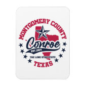 Conroe, Texas Magnet (Vertikal)