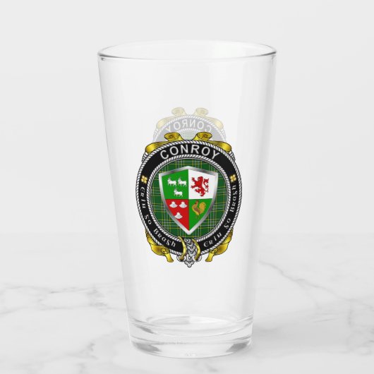 Conroy/O'Conry Irish Shield Beer Glass Glas (Rückseite)