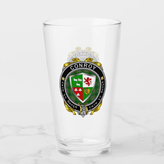 Conroy/O'Conry Irish Shield Beer Glass Glas (Vorderseite)