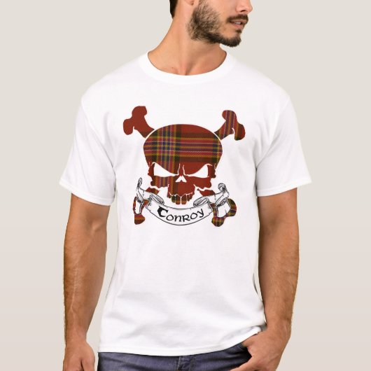 Conroy Tartan Skull T-Shirt (Vorderseite)