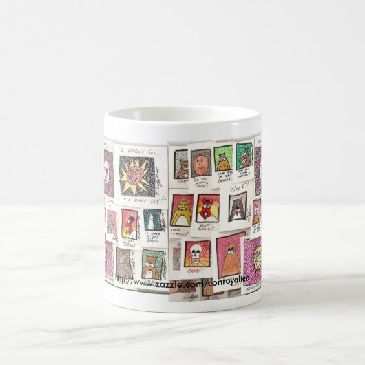 Conroys Cartoon Kaffeetasse (Mittel)