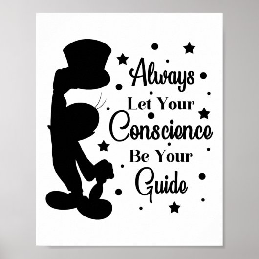 Conscience Be Your Guide Jiminy  Poster (Vorne)