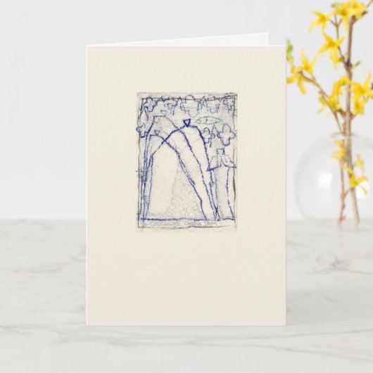 Consciousness creating form karte (Gelbe Blume)