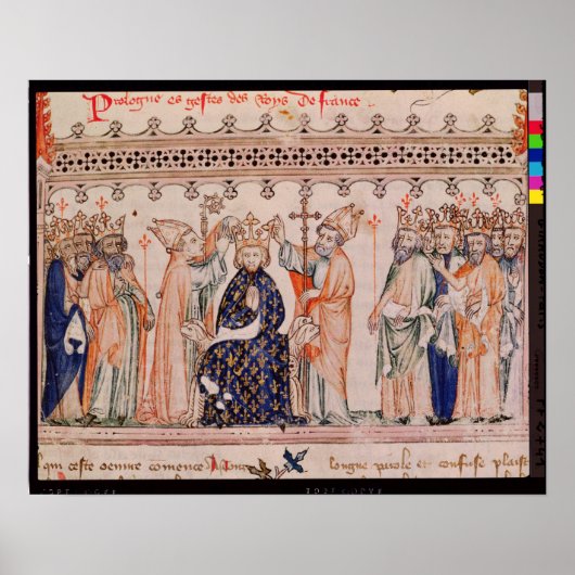 Consecration Philippe III le Hardi King Poster (Vorne)