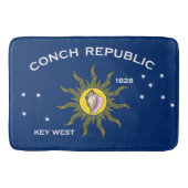Conseil Republic Flag Key West Florida Badematte (Vorderseite)