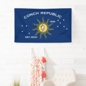 Conseil Republic Flag Key West Florida Banner (Insitu)